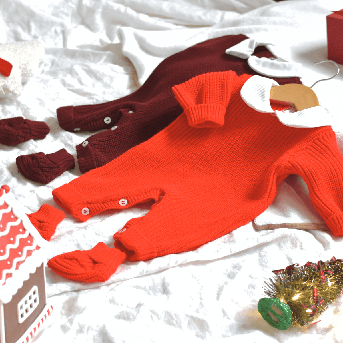 Ensemble de naissance de Noël Ineessance en 100 % coton