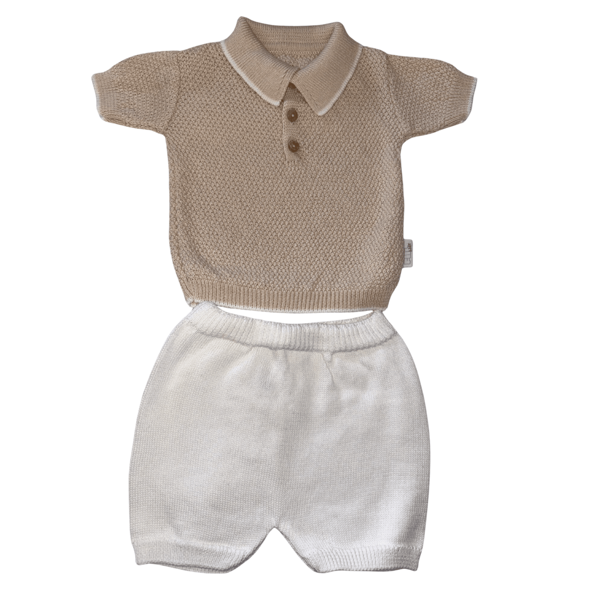Ensemble de naissance en tricot de coton, coloris au choix