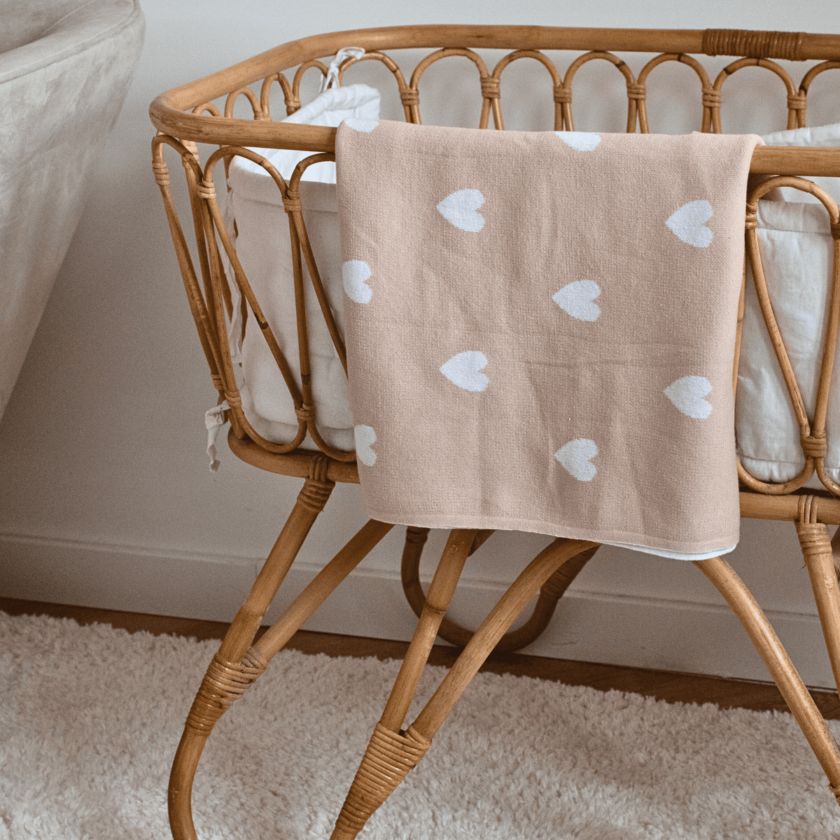 Couverture bébé imprimée pour la poussette et les balades