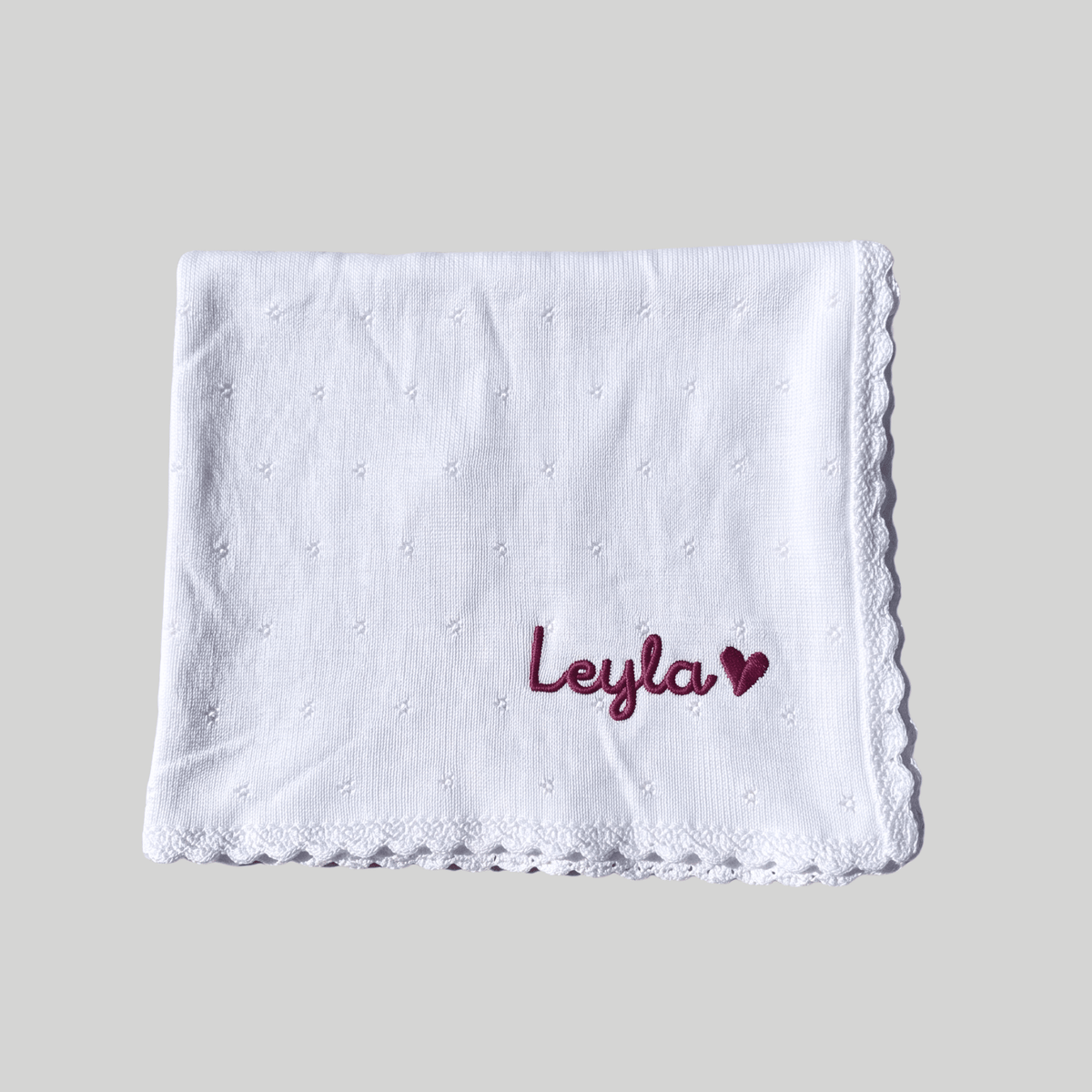Couverture en tricot pour la poussette et les siestes