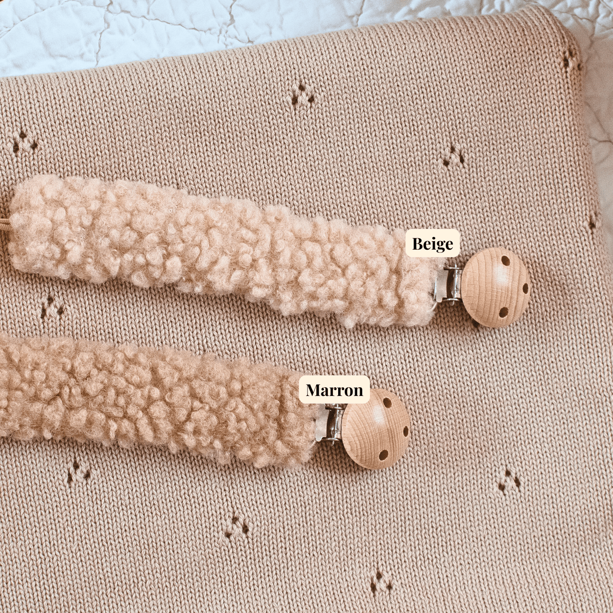Attache-tétine Teddy Ineessance, plusieurs coloris disponibles