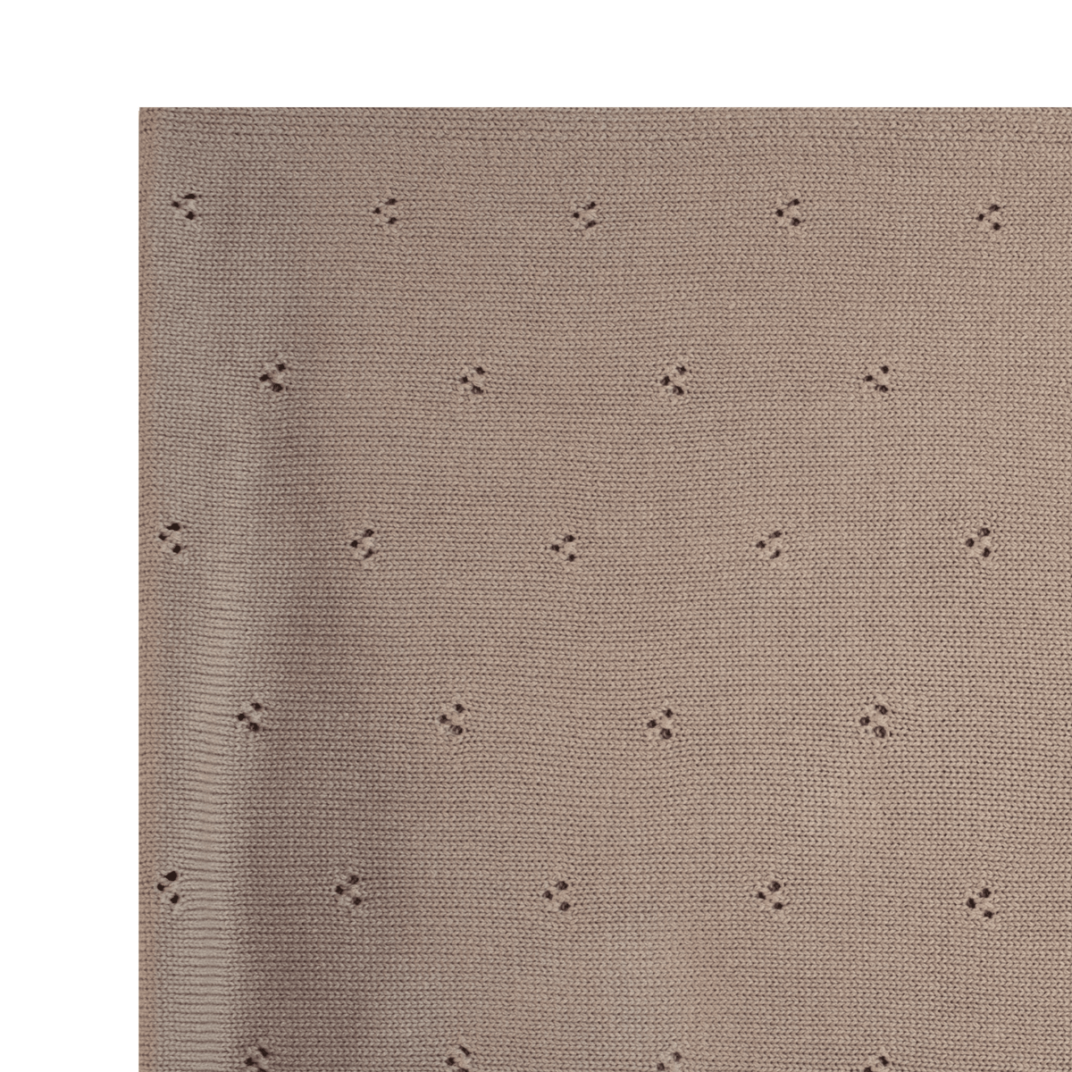 Couverture tricotin beige personnalisée Ineessance