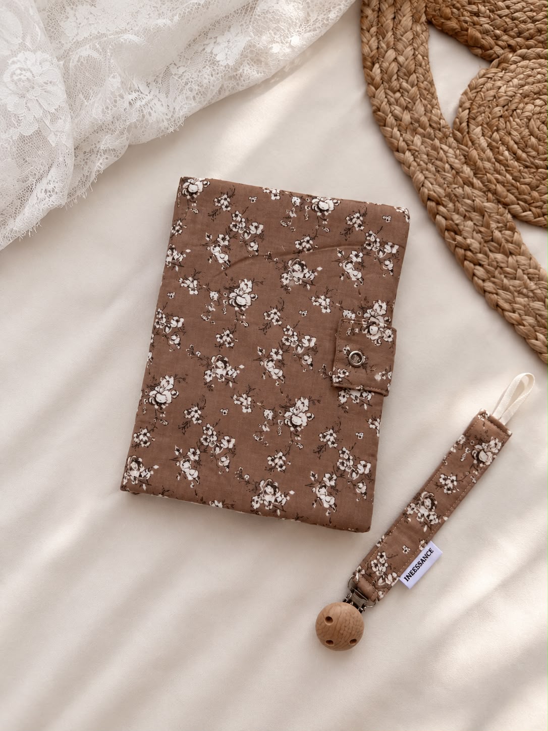 Coffret Les Essentiels, tissu Fleurs d'automne
