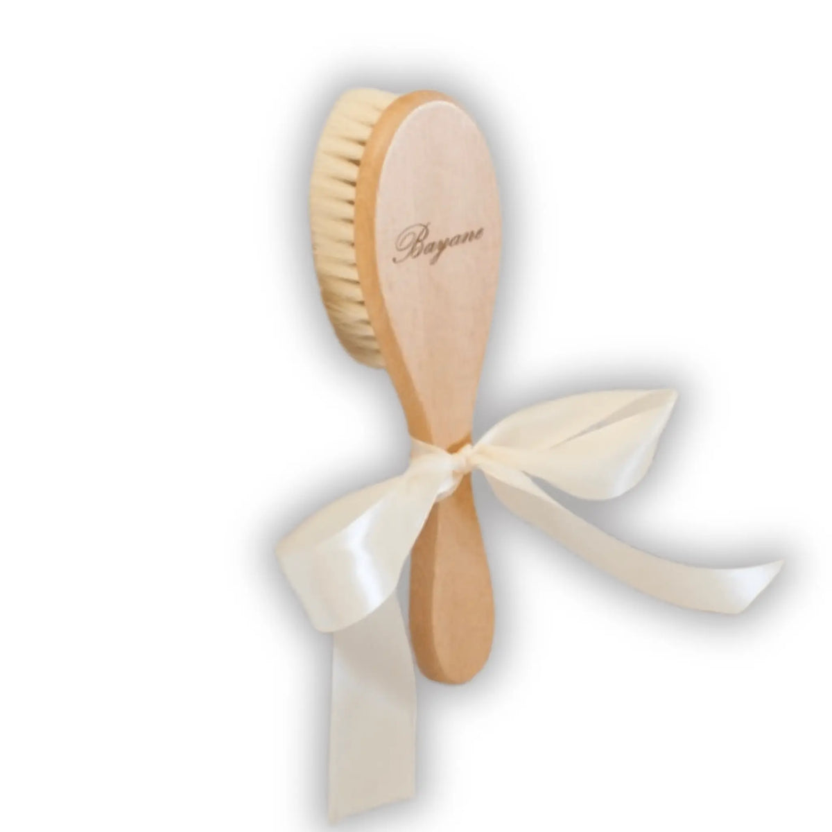 Brosse à cheveux bébé en bois de hêtre personnalisable
