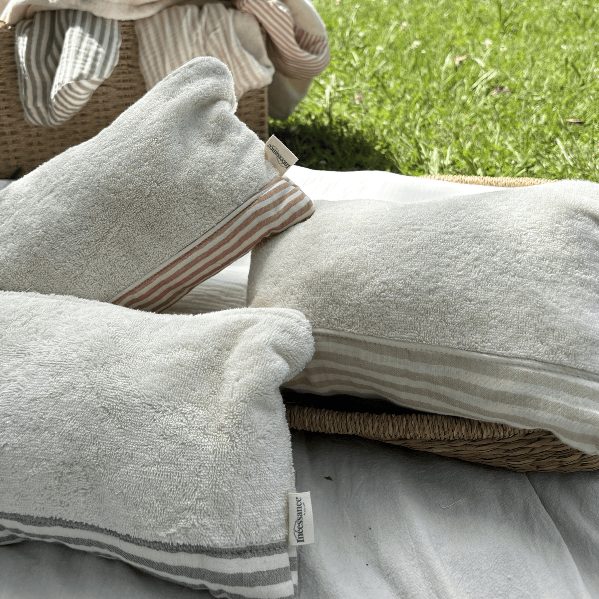 Poncho et trousse personnalisés, cadeau d'été pour bébé