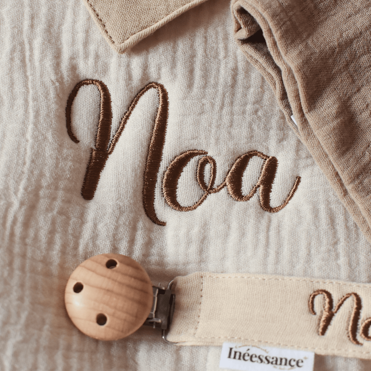 Coffret premium Mix and Match Ineessance, 6 pièces brodées et gravées