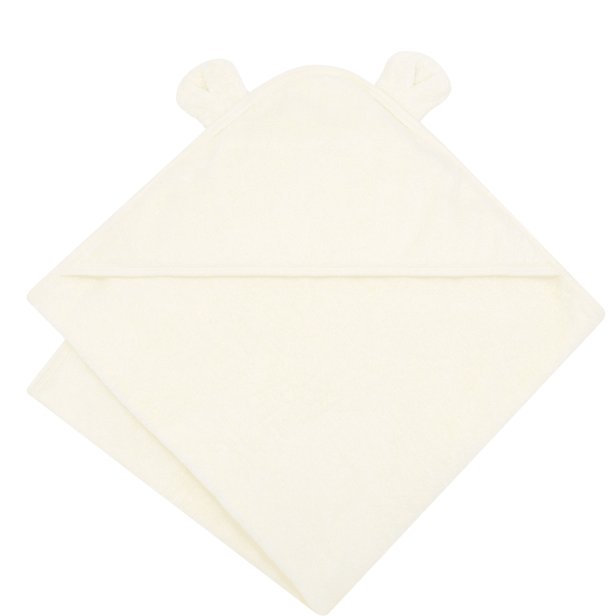 Cape de bain ourson crème
