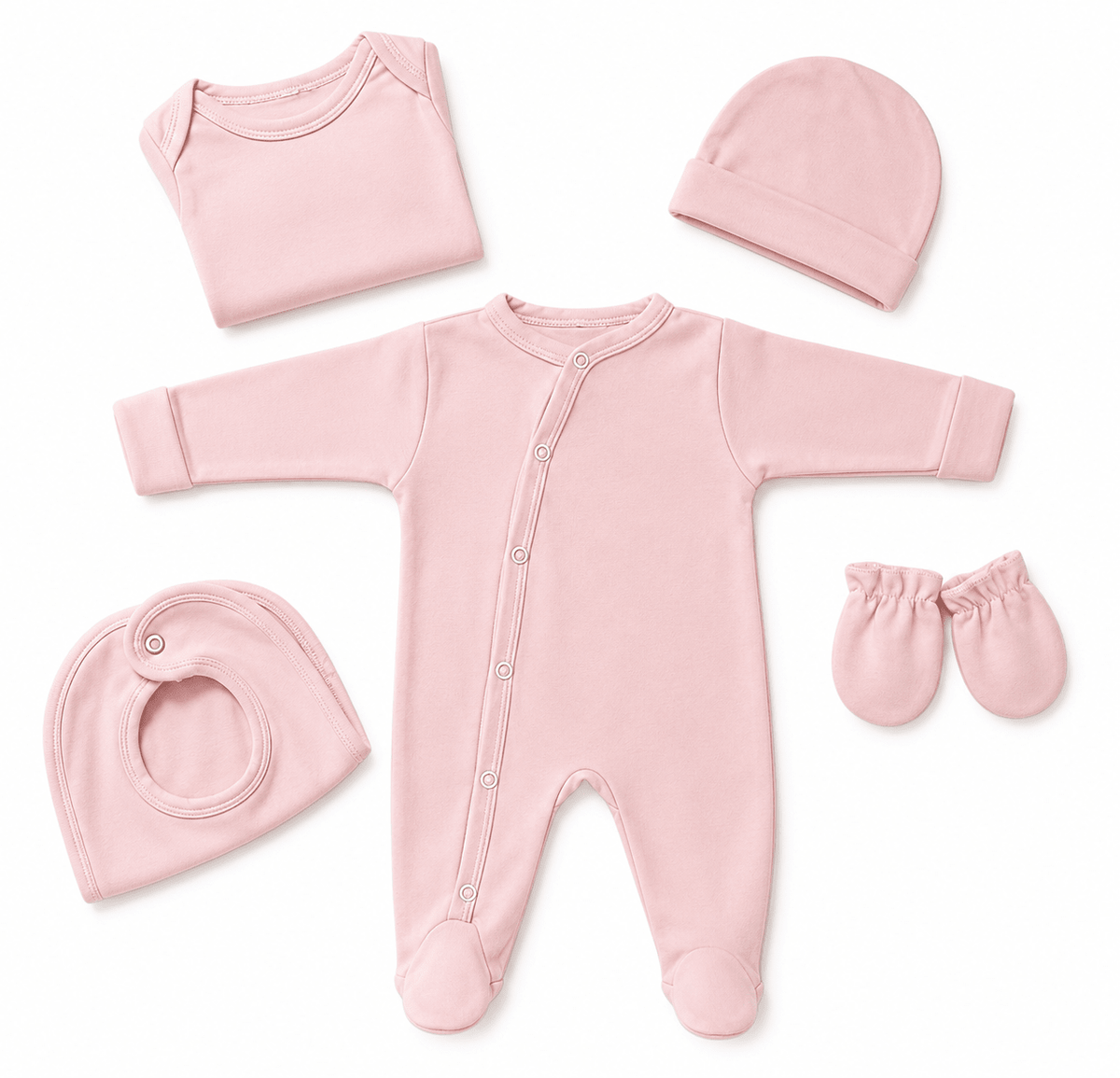 Pyjama naissance 5 pièces, cadeau de naissance confortable