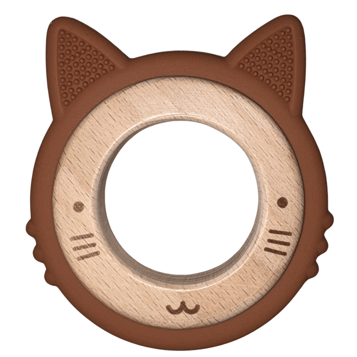 Grignoteuse Chat en silicone alimentaire souple