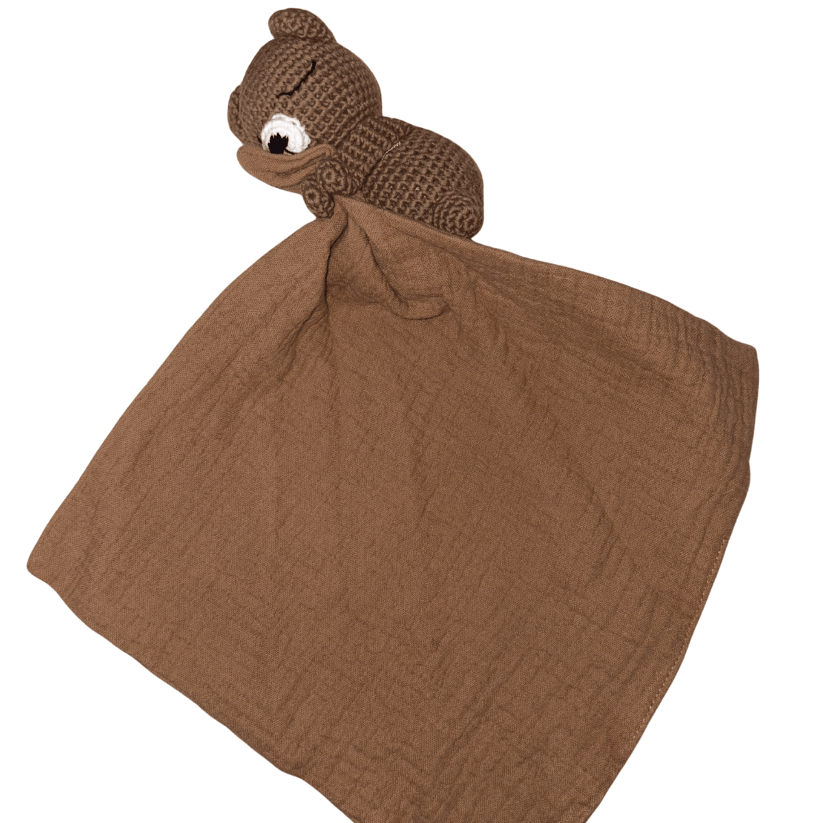 Doudou plat crochet pour rassurer bébé dès la naissance