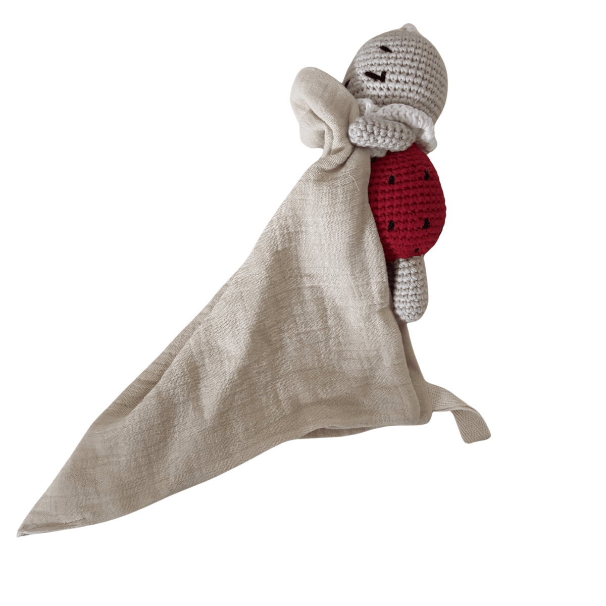 Doudou plat personnalisé brodé dans notre atelier