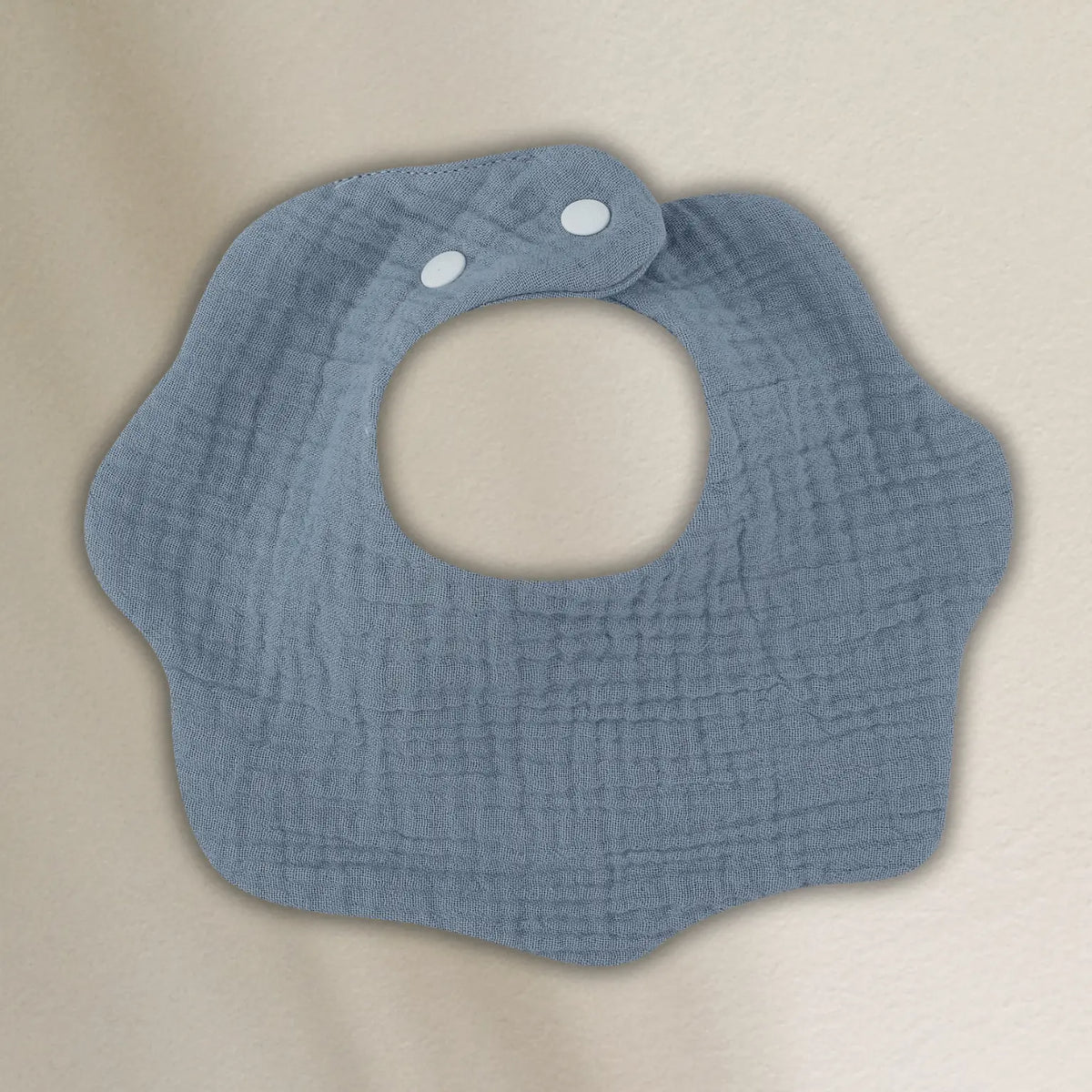 Bavoir Vaguelette Ineessance en double gaze de coton