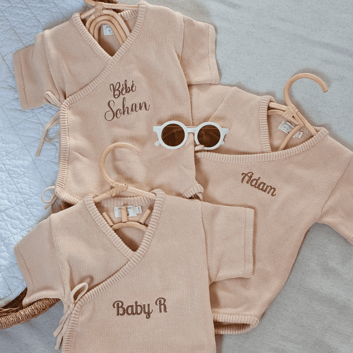 Barboteuse bébé personnalisée, tenue d'été Ineessance