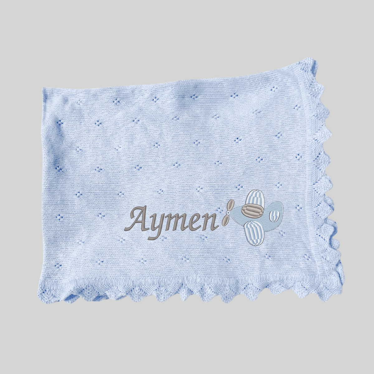 Couverture bébé tricotée, idée cadeau de naissance