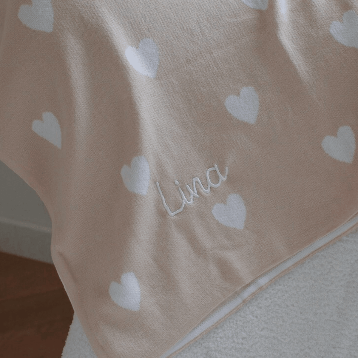 Couverture bébé imprimée personnalisée, cadeau de naissance