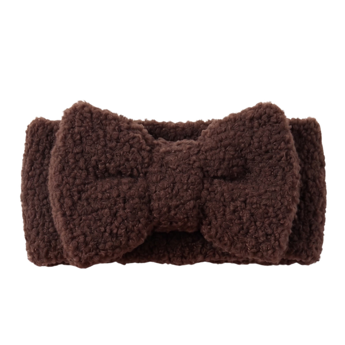Bandeau bébé en maille bouclée pour les journées fraîches
