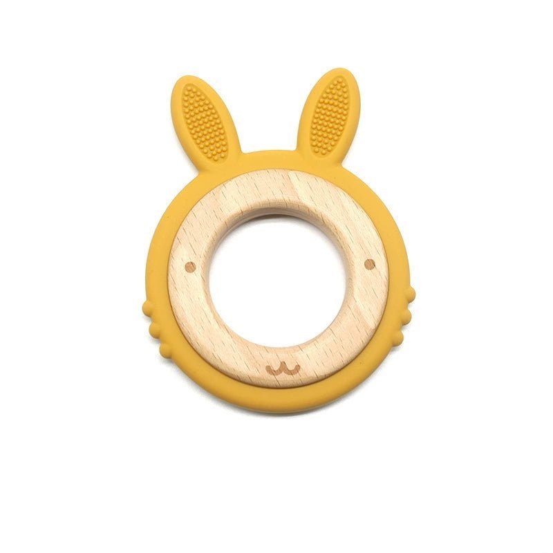 Cadeau de naissance anneau de dentition Lapin Ineessance
