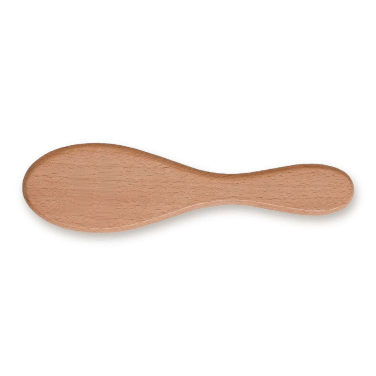 Brosse bébé en bois vue de dessus, fond d'aperçu